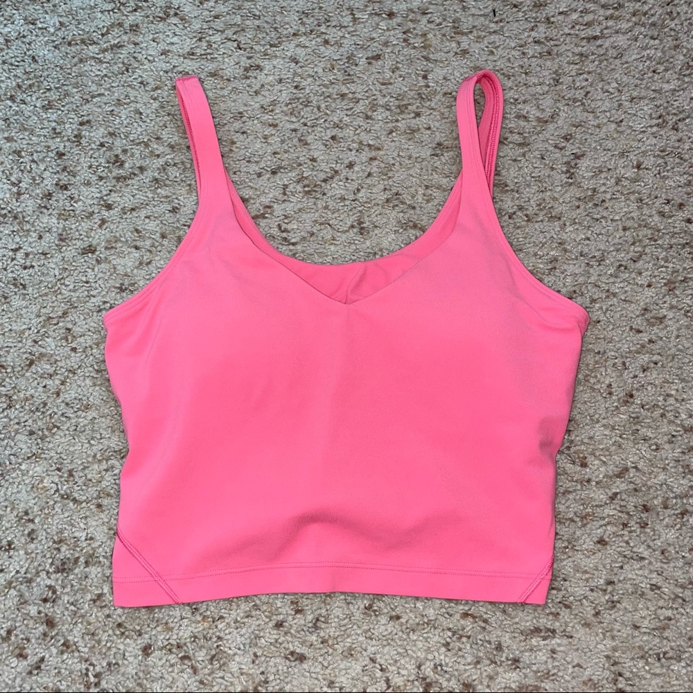 Size 10 pink lululemon align tank